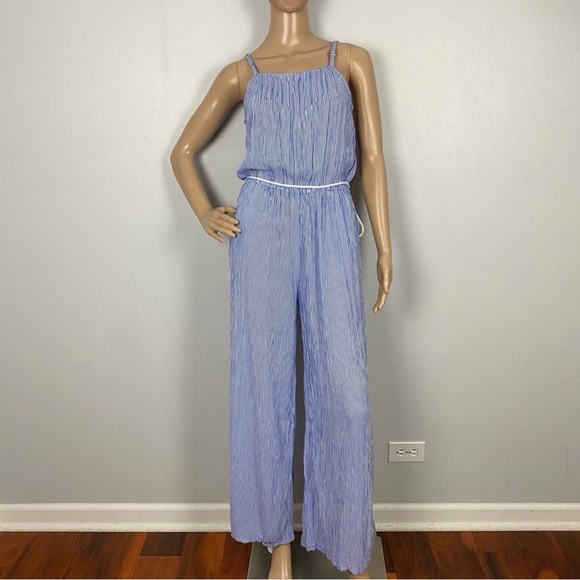 FAITHFULL THE BRAND BLUE STRIPED JUMPSUIT - Picture 2 of 11